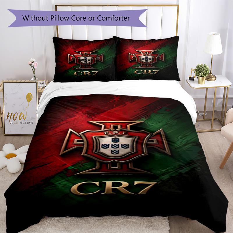 Cristiano Ronaldo Bedding Set Breathable Duvet Cover With Pillowcases Home Decoration Birthday Gift