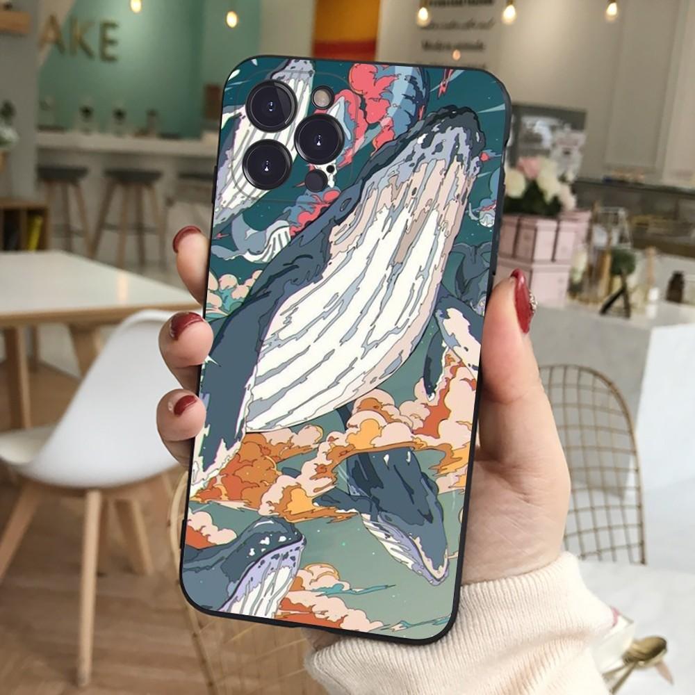 Чехол для телефона Кит Силиконовый Мягкий для iphone 16 15 14 13 12 11 Pro Mini XS MAX Plus X Чехол