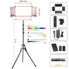U800+ RGB LED видеосветильник для уличной фотостудии двухцветный 3200K-6500K с регулировкой яркости и штативом с дистанционным управлением для видеозаписи