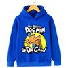 Fall and Winter Children's Comfortable Warm Hoodie Cartoon Fun Dog Man Print Boys Girls Casual Fashion Long Sleeve Top