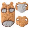 Thicken Fleece Dog Jacket For Winter Warm Puppy Coat With D-ring Outdoor Waterproof Pet Outfits For Small Medium Dogs Chihuahua