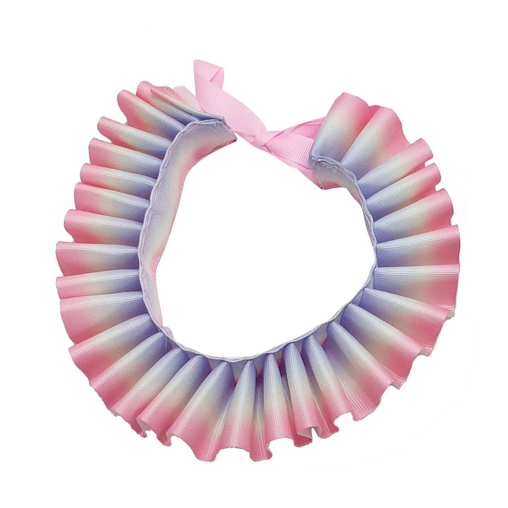 Винтажный органзовый воротник с оборками, воротник-стойка в елизаветинском стиле, воротник-стойка с оборками, воротники с клоунским воротником