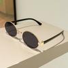 Винтажные овальные солнцезащитные очки Новые стильные с полной оправой Градиентные Уличные Повседневные Очки Женские Модный Дизайнерский Бренд Солнцезащитные Очки