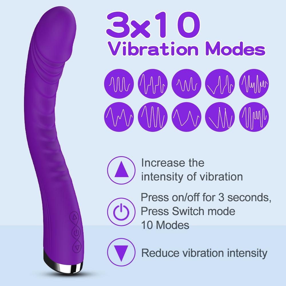 Long Vibrator Dildo Sex Toys For Women Powerful Vibro Clitoris And G Spot Stimulator Female Sex Toys Masturbation Adult Goods