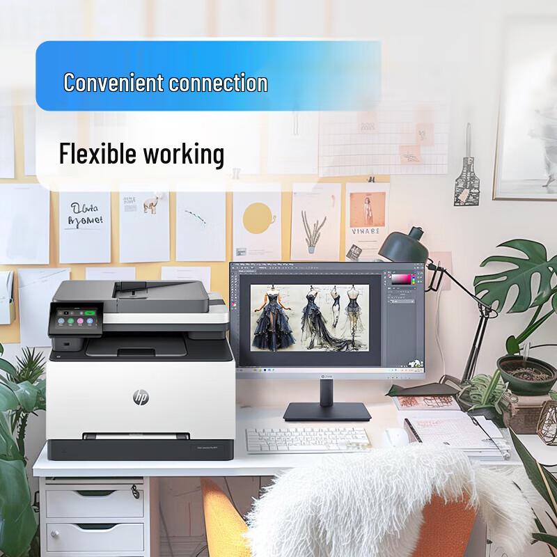 HP 3388fdw Color Laser Multifunction Printer CN plug (adapter included)
