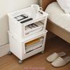 Easy Move Rolling Storage Container Space Efficient Storage Cart with Practical Home Organization Container