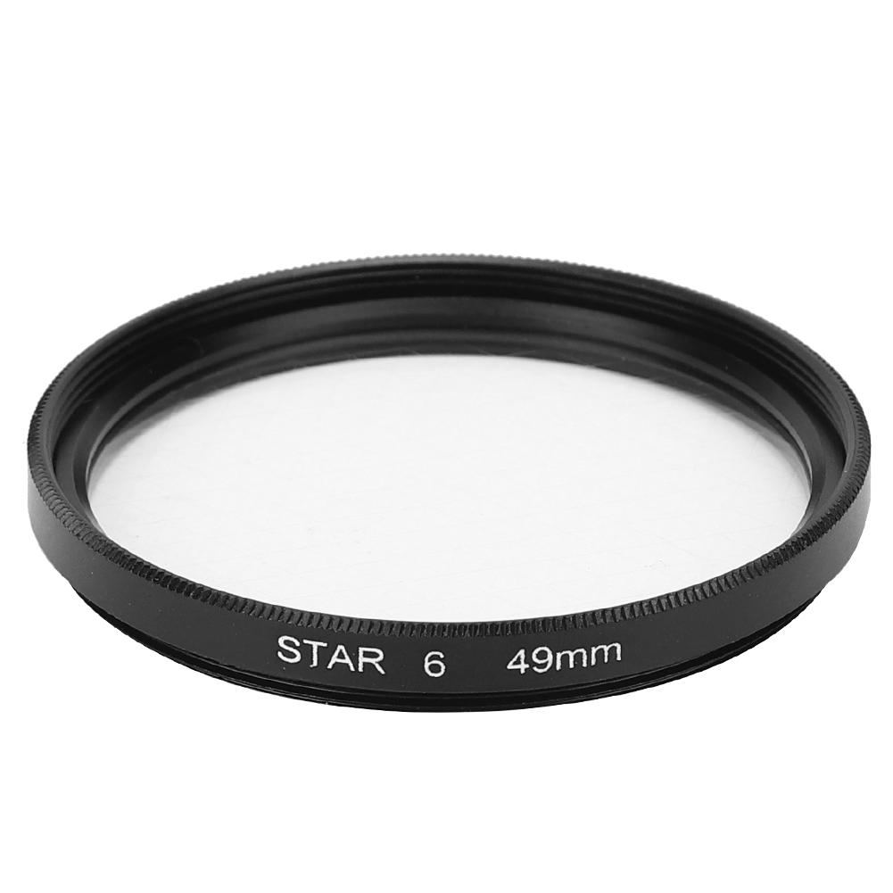 Фильтр Junestar Star 49 мм, аксессуар для объектива камеры Canon, 6 линий, ночная съемка Starlight