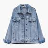 Casual Loose Denim Jacket for Women Students, Autumn and Spring Korean Style Denim Coat