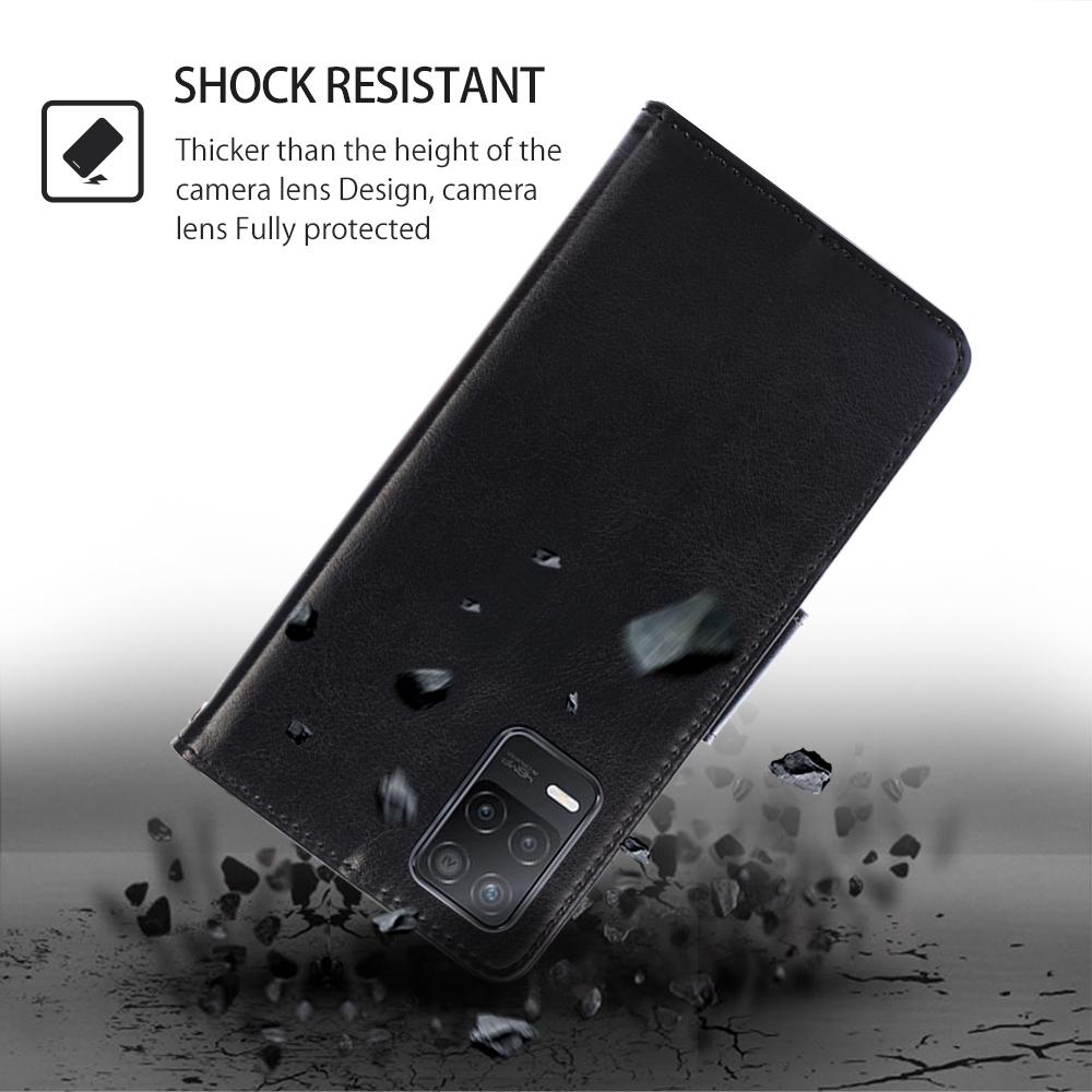 Флип-кошелек в стиле ретро для Oppo Realme 6 8 Pro 8i C25Y C21Y C21 A54 A55 Reno 5Z 5F 5 Lite, кожаная рамка для фото, кобура, слот для карты, бампер для телефона