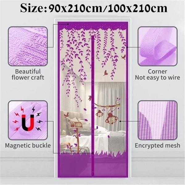 Anti-mosquito Curtain Magnetic Household Bedroom Partition Ventilation Summer Screen Window Magnet Door Screen Net