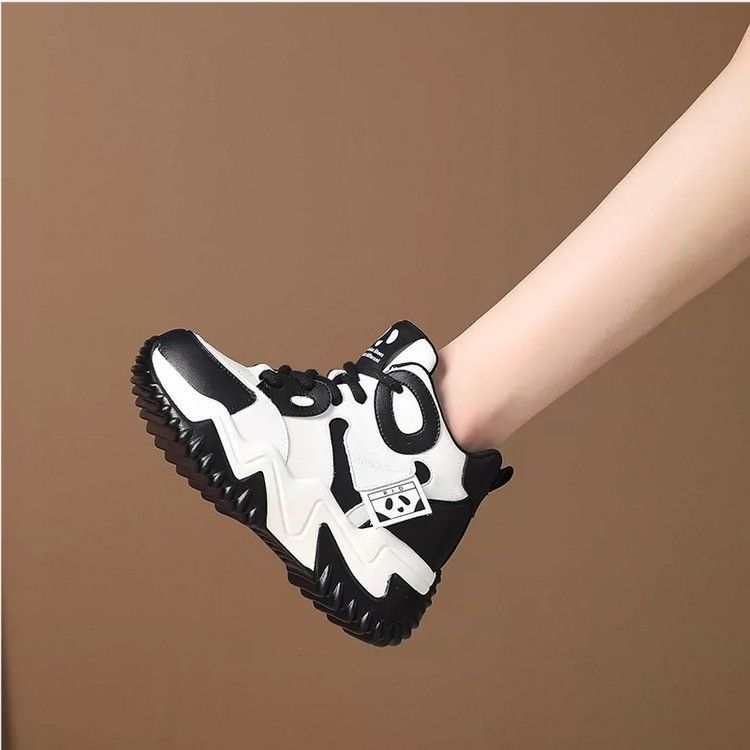 2025New Women Platform Shoes Spring Breathable Color Block Tourism Casual Sneakers Woman Designer Shoes Zapatos De Mujer