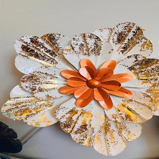 Металлические абстрактные фигурки ручной работы, настенная скульптура, настенное искусство, многоцветное для украшения дома, гостиной, гостиной, спальни (пакет из 1)