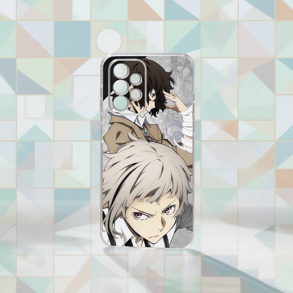 Чехол для телефона Bungo Stray Dogs Прозрачный Силиконовый Мягкий Для Samsung S25,S24,S21,S22,S23,S30,Ultra,S20,Plus,Fe