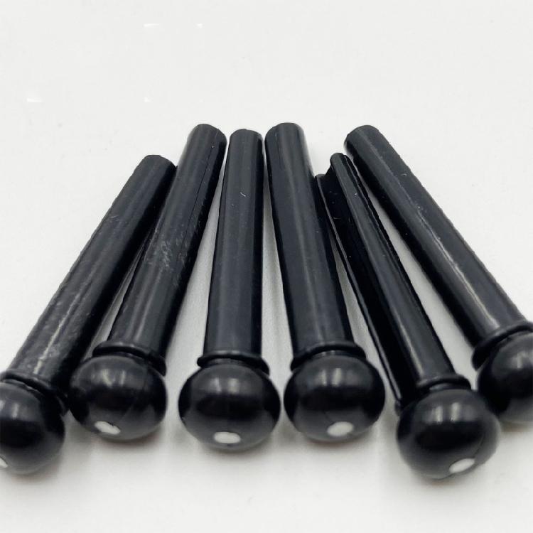 High Performances ABS Bridge Pins For Folk Guitars Ukuleles Ensuring Stable Tuning And Rich Harmonics