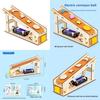 Научный развивающий набор игрушек для детей с моделью механического конвейера для сборки своими руками для практического обучения