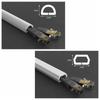 Cable Concealer Soft Rubber Trunking Protector Wire Self-adhesive Wall Cord Cover Sleeve  Cords