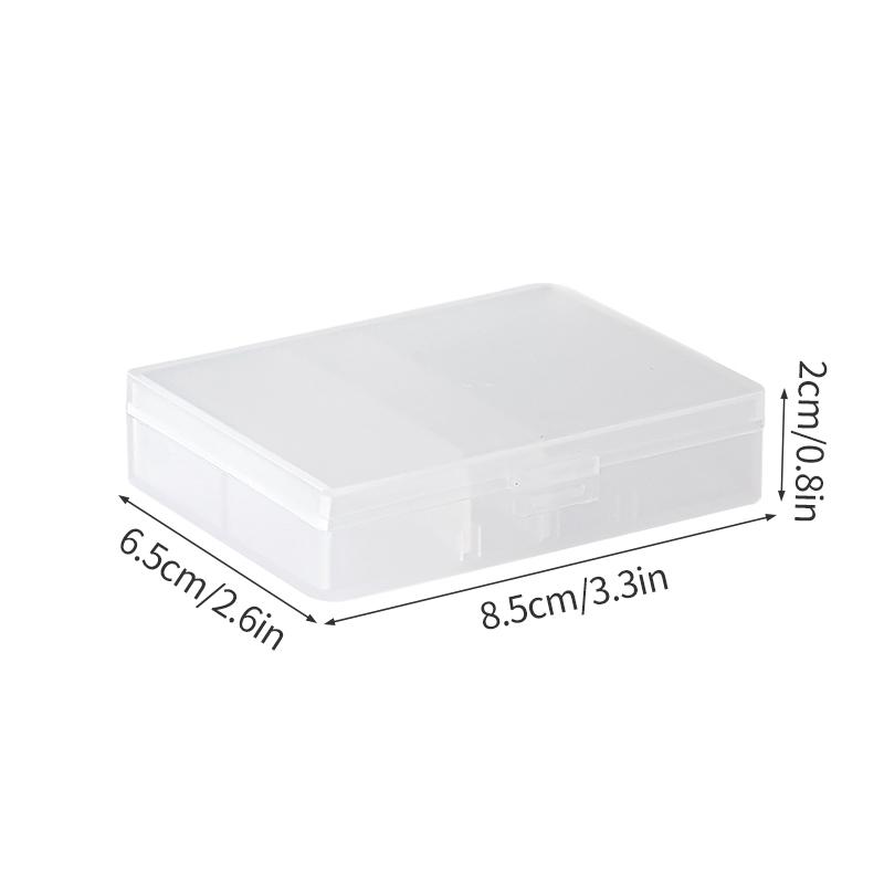 Коробка для хранения с крышкой, прозрачная пластиковая коробка для хранения, контейнер для ювелирных изделий, коробки для сортировки и организации дома, многоцелевой органайзер