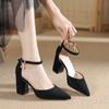 31-44 Shoes for Women Fashion Spring Summer High Heel Women Pointed Toe Comfortable Party Evening Office Pumps Zapatos De Mujer