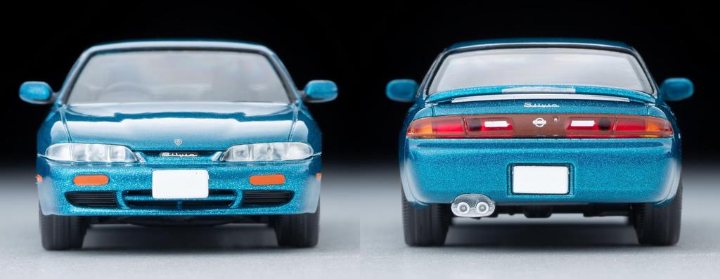 Tomytec Tomica Limited Vintage Neo Scale Nissan Silvia Type S 1994 Model 1/64 LV-N313b Q's Blue-Green (Finished Product)