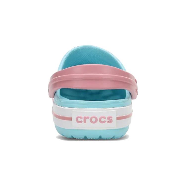 Crocs Сандалии Crocband Удобные Нескользящие Прочные Детские Детские сандалии Ледяной-Белый Синий 207005-4S3