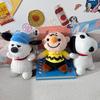 Шарм-брелоки из плюша Peanuts Чарли Браун и Снупи - Маленький и Большой Размеры