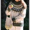 Женский зимний дизайн, большой размер, узор, вязаный свитер, длинный рукав, повседневный пуловер, топы