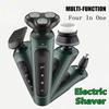 Electric Shavers Men Waterproof Wet Dry Use Electric Trimmer Razor Rechargeable Battery Rotary Shavers Machine Shaving