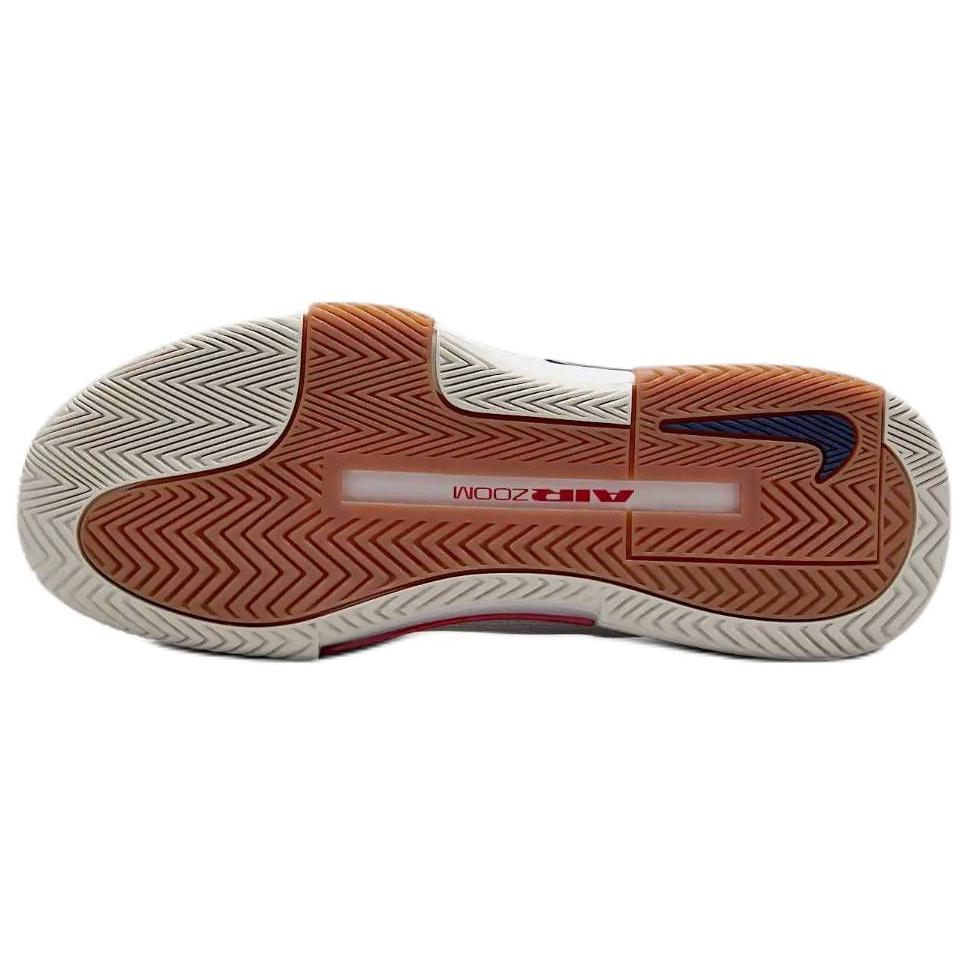 Nike Женские кроссовки Zoom GP Challenge 1 HC Summit White Binary Blue Светло-бежевый Университетский красный FB3148-103