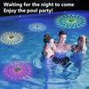 Solar Floating Pool Lights RGB Color Changing Pool Floating Light LED Solar Pool Lights for Pool Garden Path Party Decoration