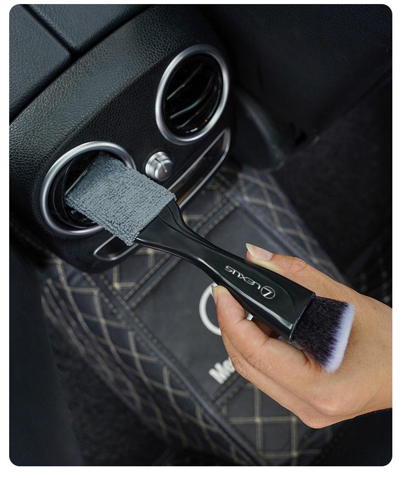 AABFZ1 2 In 1 Car Dust Tool Cleaning Brush Accessories Interior For Lexus F SPORT GX460 Ct200h IS250 ES 220D IS200 Fsport GS GX IS LS