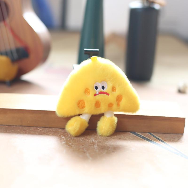 Плюшевый хлеб Тост Персонаж Мягкая кукла Брелок Для рюкзаков Коллекционеров И