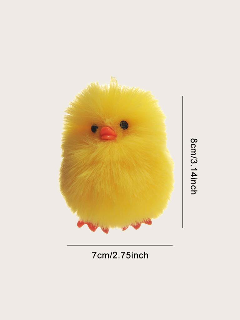 1pc-Cute Yellow Duck Plush Doll - Small Cat and Dog Toys, Chewing Toys, Grinding Toys