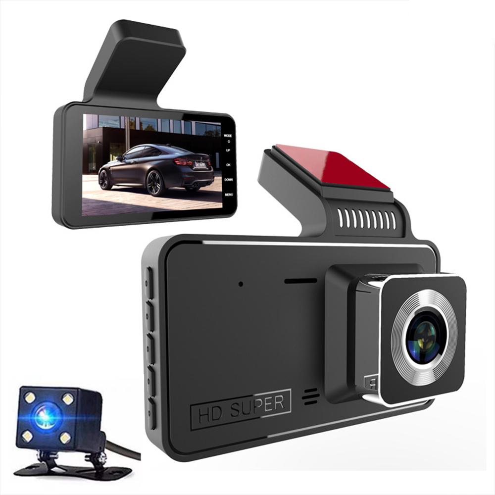 4Inch 1080P Car DVR Dash Camera Front Camera Wide Angle Auto Recording Driving Recorder With Parking Monitoring Dashcam