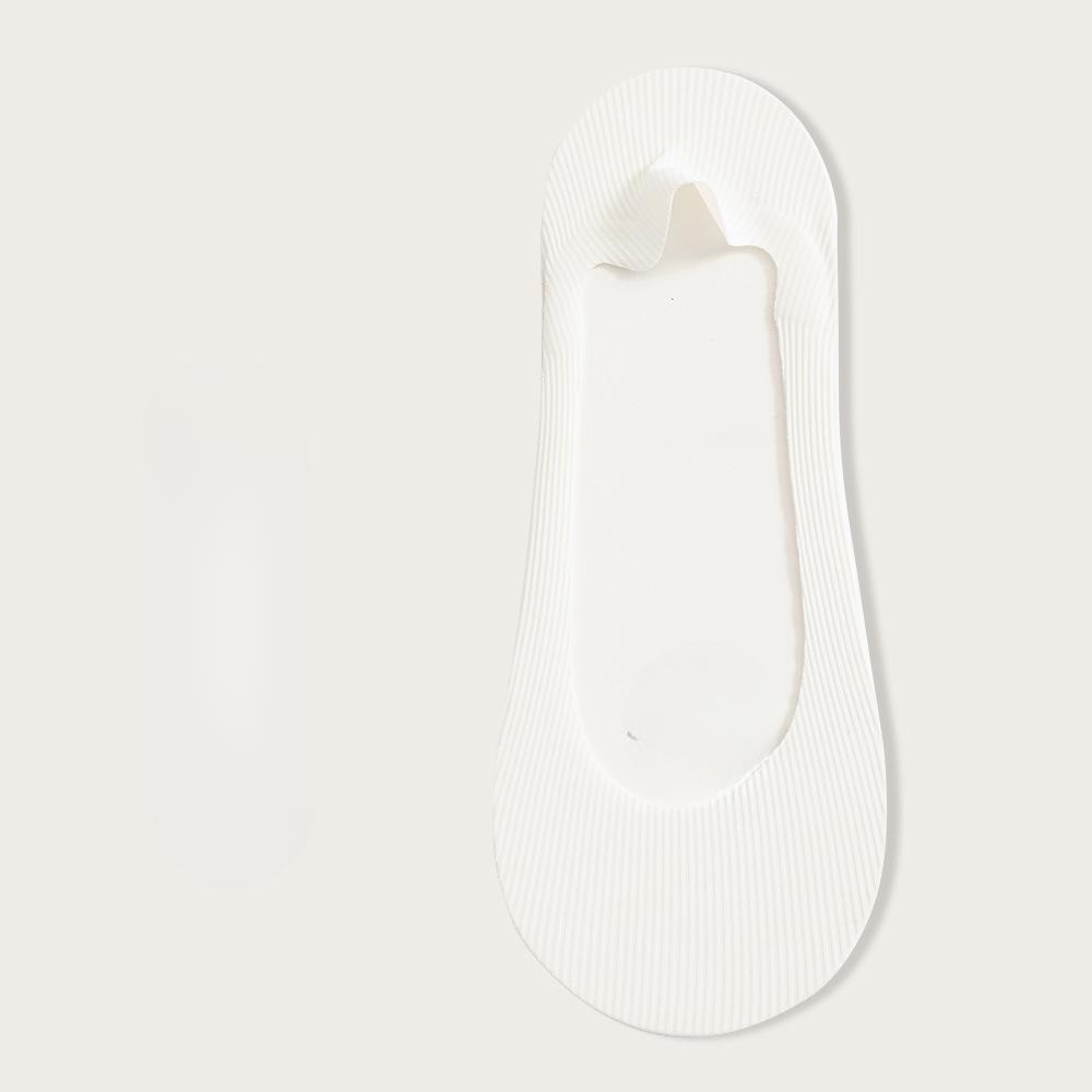 Женские летние тонкие хлопковые носки-подследники, невидимые, с силиконовой нескользящей пяткой, с мелким вырезом.