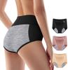 Menses Physiological Solid Color Briefs Comfy Breathable Stretchy Panties Women's Lingerie Underwear