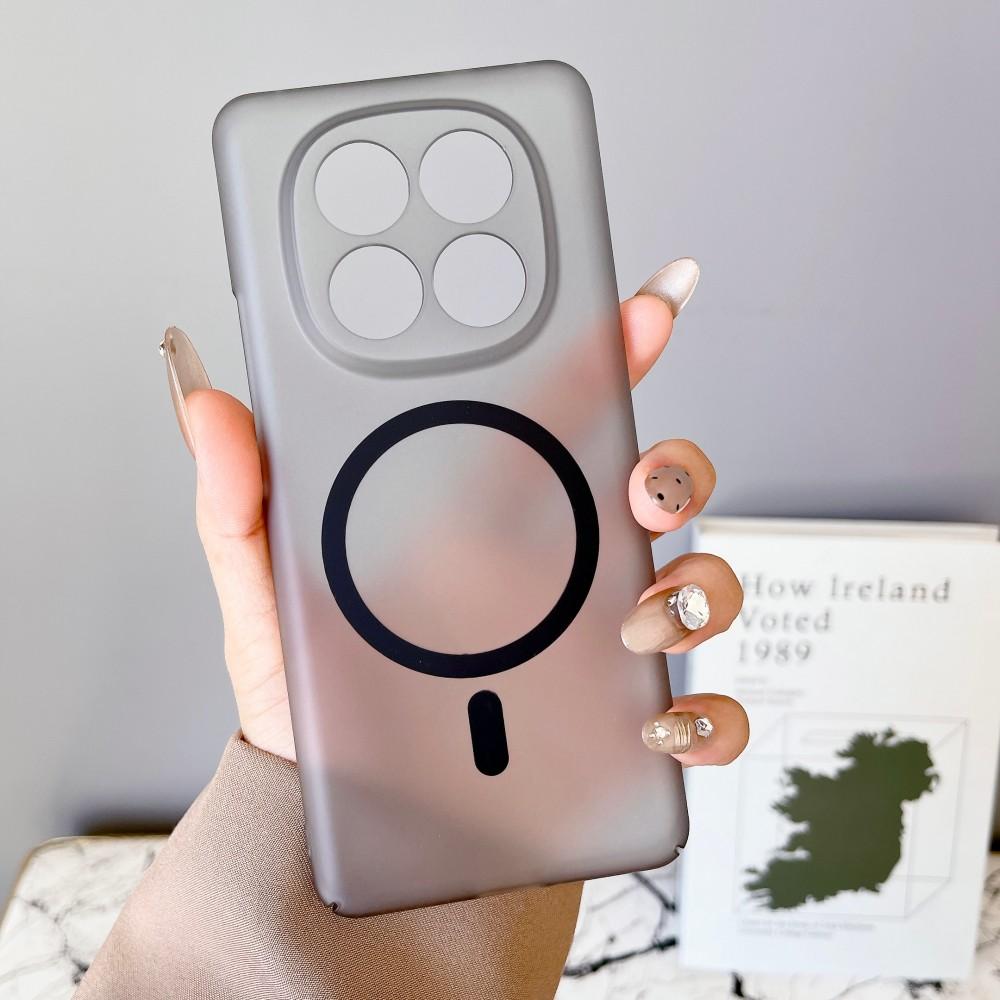 Чехол для Xiaomi Redmi Note 14 Pro, Жесткий прозрачный тонкий PC, Магнитная защитная задняя крышка, Чехол-оболочка для Redmi Note 14 Pro Plus