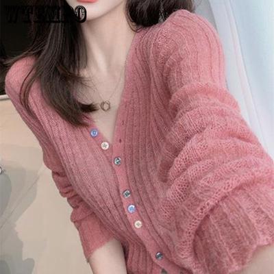 Женская летняя полосатая трикотажная рубашка с длинным рукавом, трикотажная одежда с защитой от солнца с дизайнерским смыслом