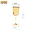 Phnom Penh Red Wine Glass Cup Triangle Wine Glass Crystal Glass High Champagne Sparkling Glass Home Foreign Wine