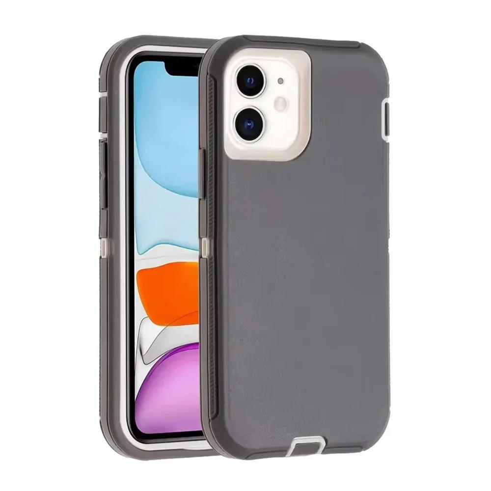 Премиальный противоударный чехол 3-в-1 Ott Anti-Drop для iPhone 17 16E 15 14 Plus 13 12 11 Pro Max, защитный чехол-коробка