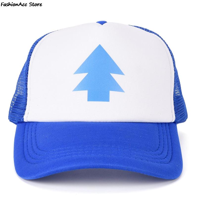 Бейсболка Trucker Pine Tree Dipper Gravity Fall Mesh Hat Регулируемая Женская Мужская