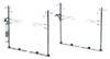 KATO N Gauge Single Track Wide Catenary Pillar Ash 20 шт. 23-066-1 Железнодорожные принадлежности для моделей