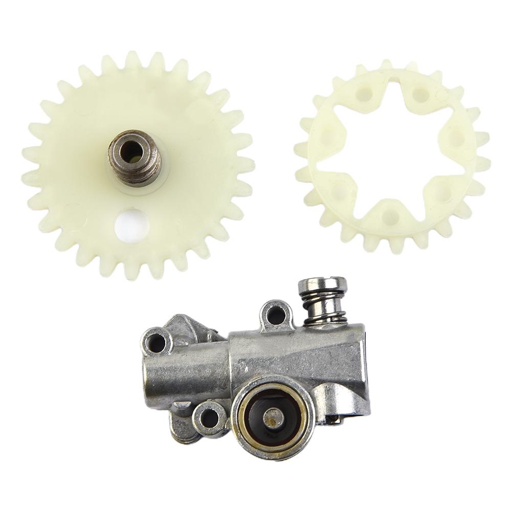 For -STIHL MS380/MS381/038 Oil Pump Worm Spur Gears Chainsaw 1119+640+3200 New