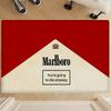 Ретро M-Marlboro Коврики для комнаты Противоскользящие Впитывающие Воду Длинная Полоса Подушка Коврик для Спальни Бытовые Ковры