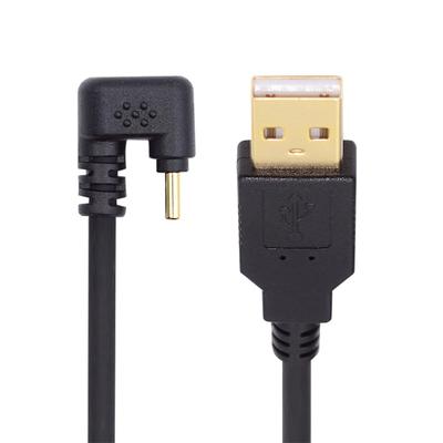 Кабель USB для передачи данных и питания 480 Мбит/с, штекер USB-A - штекер USB-C под углом 90 градусов, штекер, USB-C USB-C, U-образный,