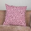 Розовая наволочка с принтом леопарда для дома, спальни, автомобиля, офиса, декора гостиной, чехол на подушку для дивана, подходит
