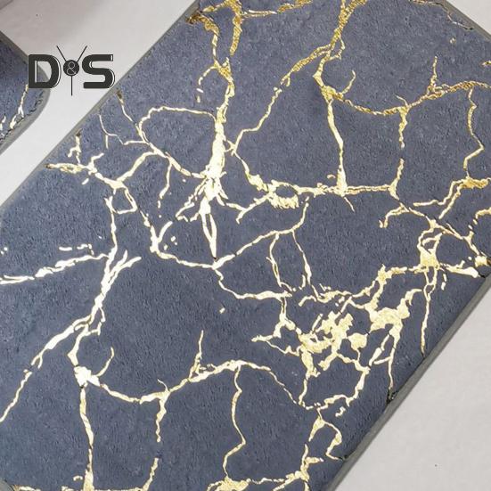 Нескользящий 3 шт./компл. ковер для унитаза, быстросохнущий полиэстер, мрамор, крышка для унитаза, коврик для ванной комнаты