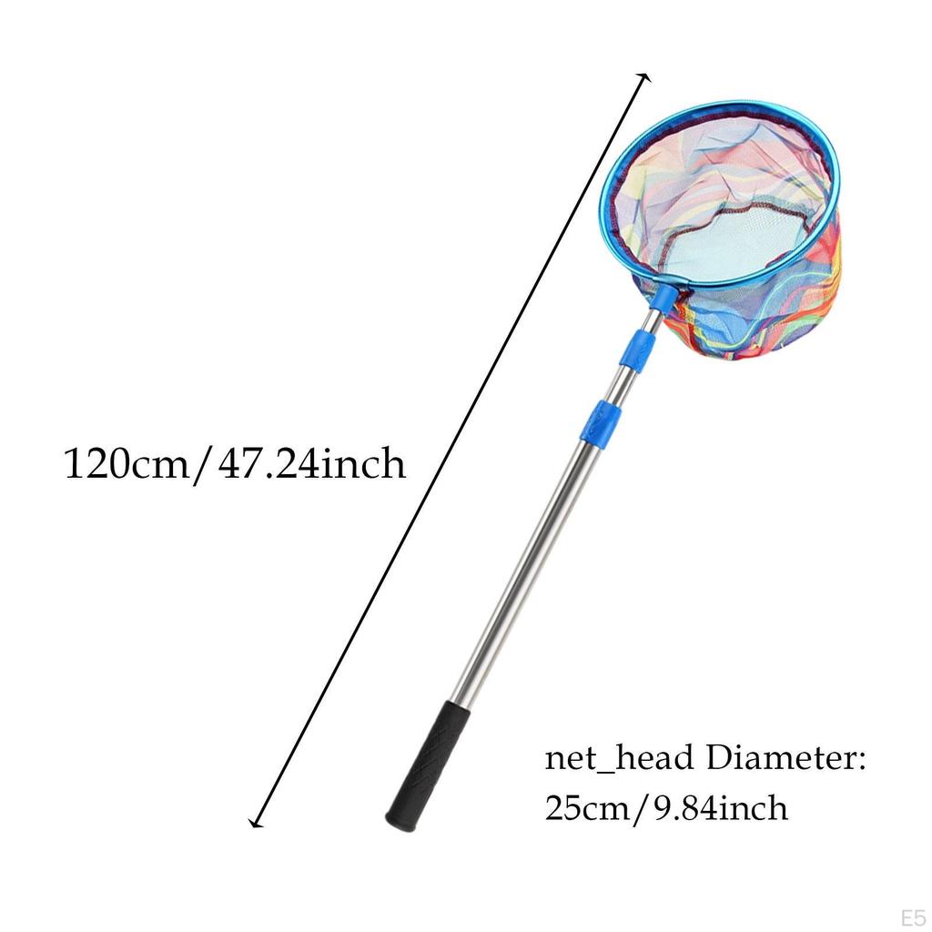 Children's Telescopic Fishing Net for Outdoor with Retractable Handle Collecting