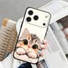 Мультяшный Кот Funda Чехол для Телефона для Apple iPhone 17 Pro Max 16 12 13 14 15 Pro 7 8 Air XR XS MAX 11