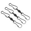 20pcs Windsock Clips Stainless Steel 360 Degree Rotation Dual Clip Wind   Hangers for Wind   Bird Feeders Solar Lights Flags