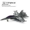 Модель военного истребителя Cai Po Alloy F18 Hornet: Игрушка с механизмом оттягивания, со звуком и светом.